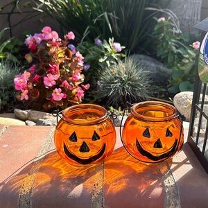 5 New Glass Pumpkins
